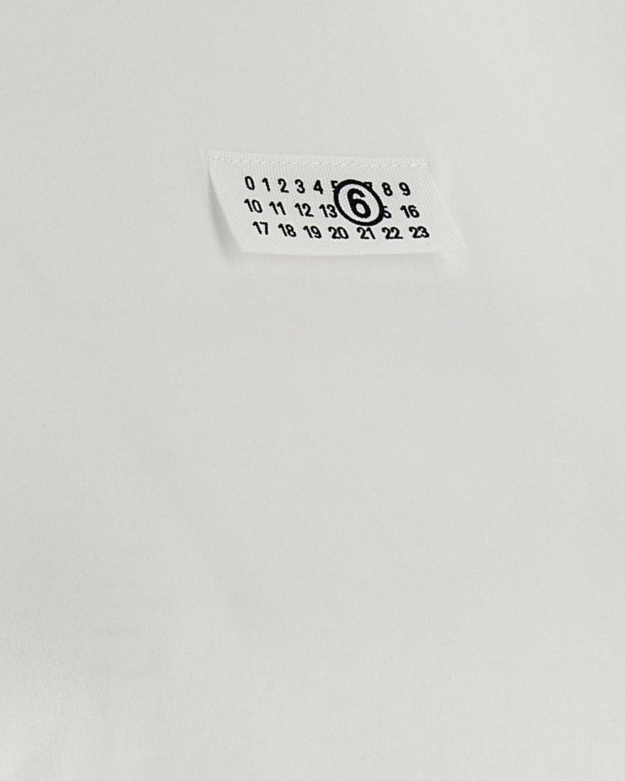 Mm6 By Maison Margiela Numeric Off White T-Shirt