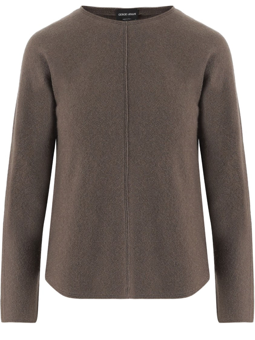 Giorgio Armani Silk And Cashmere Blend Sweater
