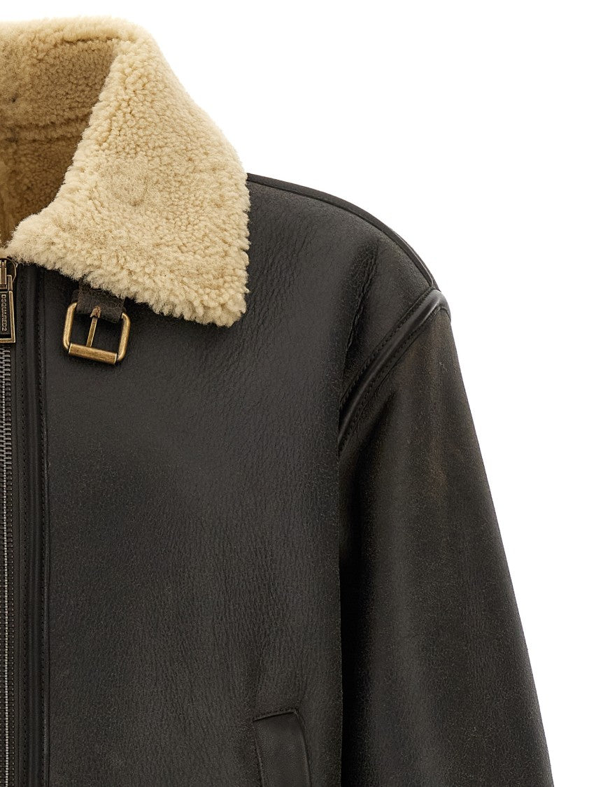 Dsquared2 Aviator' Sheepskin Jacket