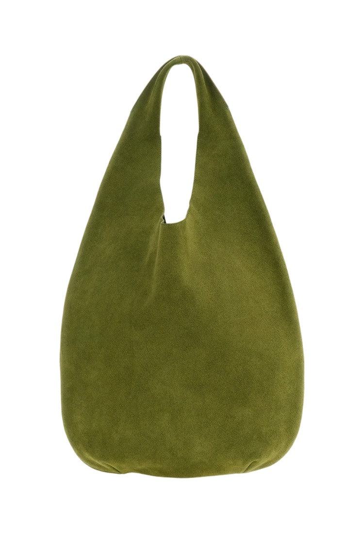 A.P.C. Green Le Neige Suede Tote Bag