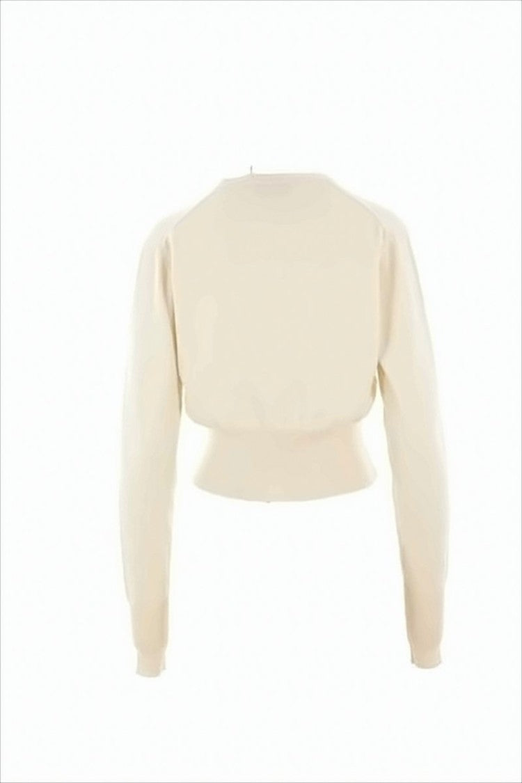 Vivienne Westwood Cropped Round Neck Cardigan With Cashmere Blend