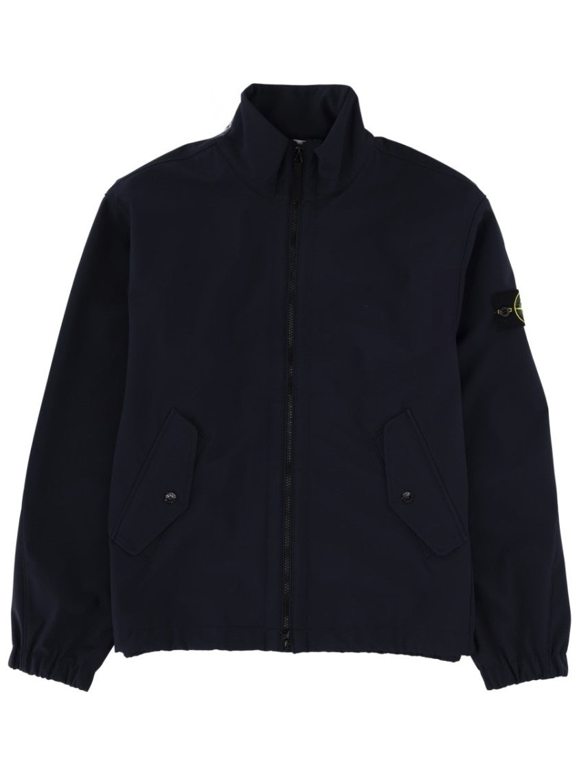 Stone Island Neutrals Stiff Stand-Up Collar Polyester Jacket