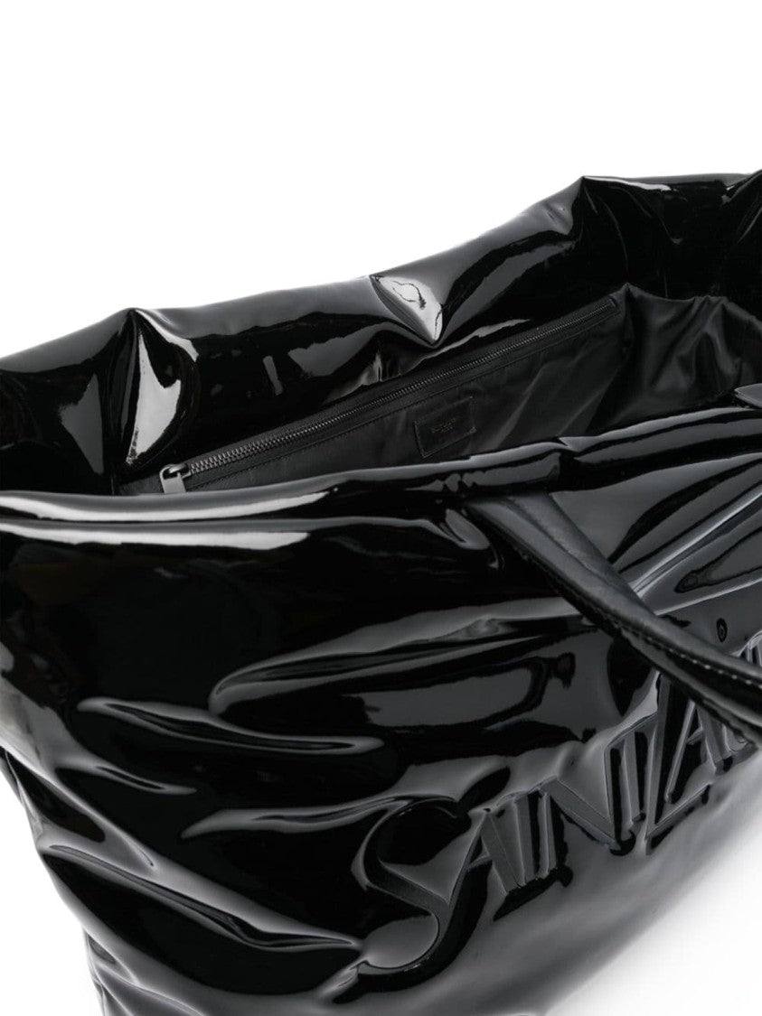 Saint Laurent Glossy Black Shoulder Bag