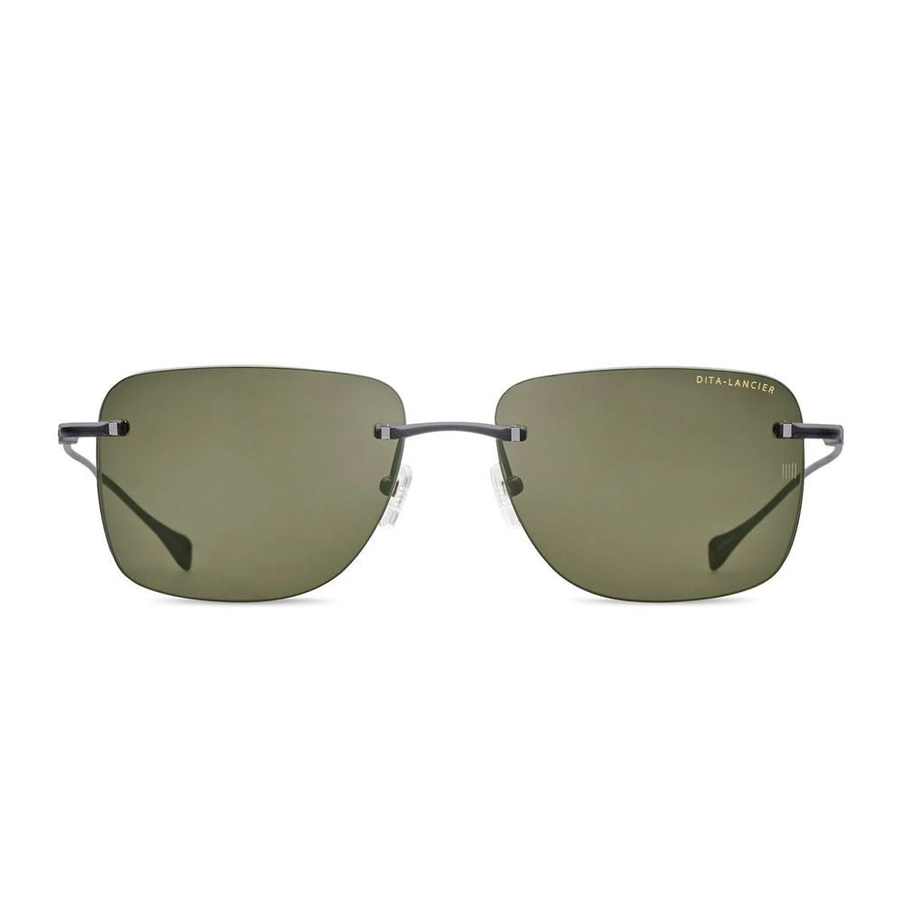 Dita Lancier Lsa 119 Ultra-Lightweight Titanium Rimless Sunglasses
