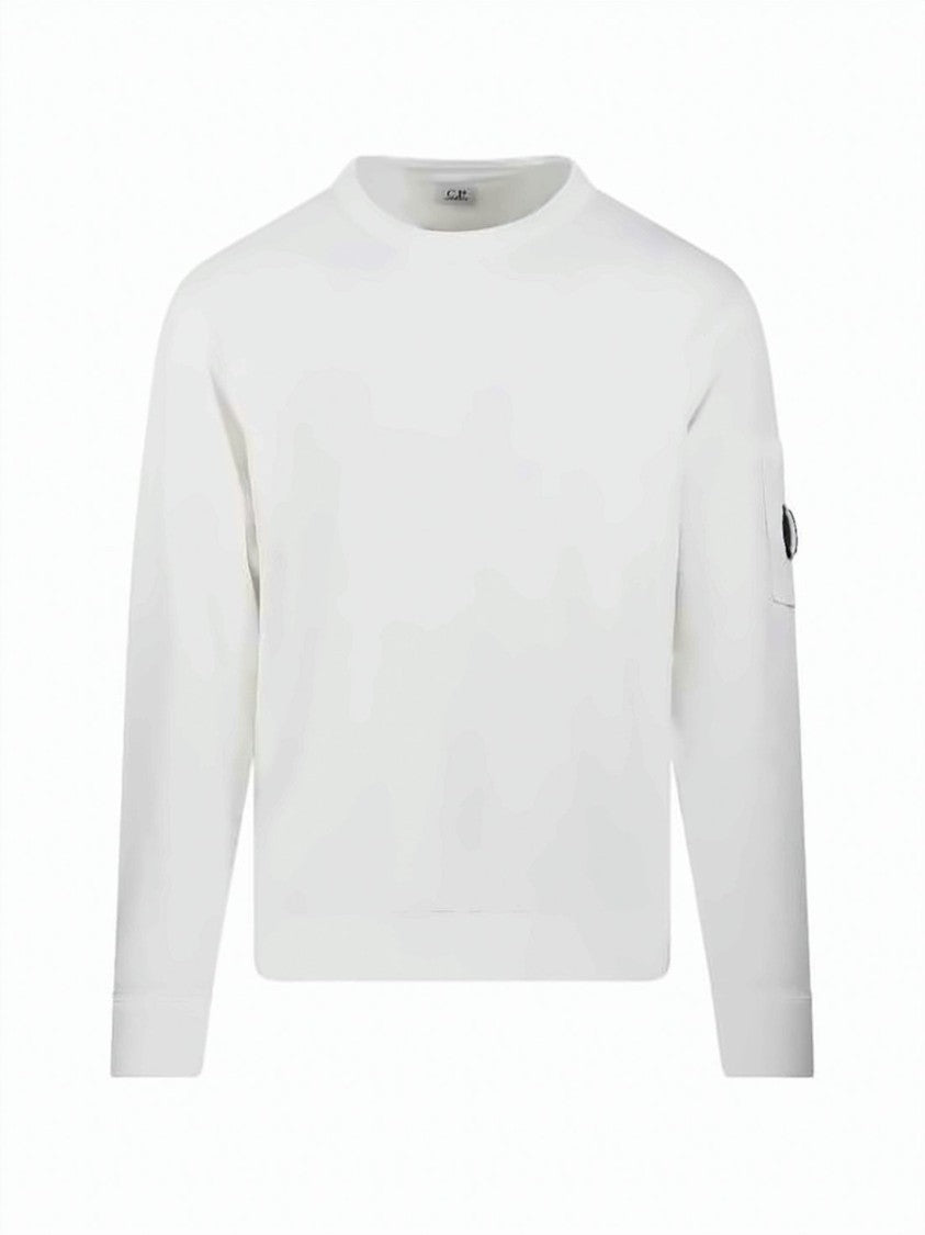 C.P. Company Crew Neck Top With Subtle Pocket Detail