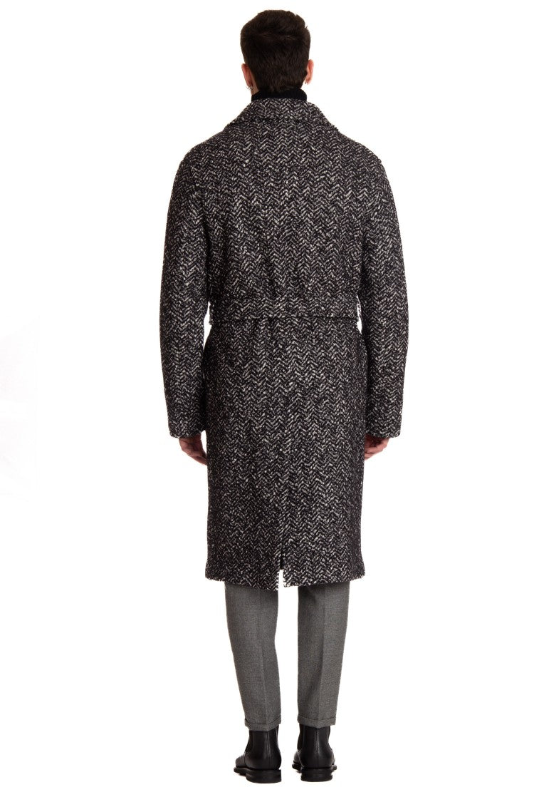 Tagliatore Royce Wool-Cotton Double-Breasted Coat