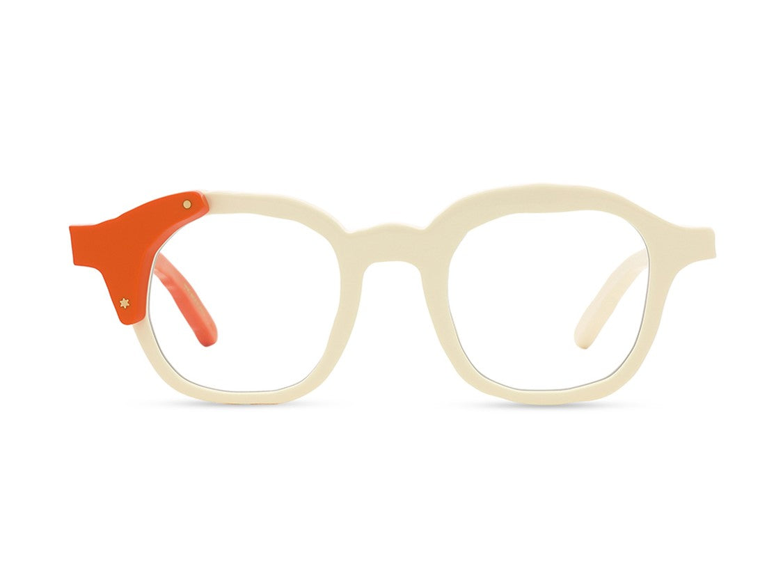 Masahiro Maruyama Cream Mm-0098 Acetate Eyeglasses