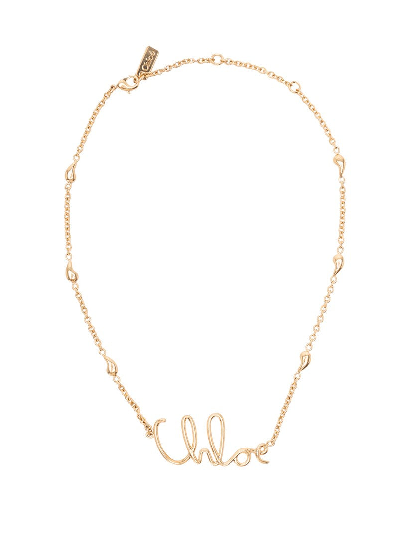 Chloé Polished Brass Bracelet With Timeless Design