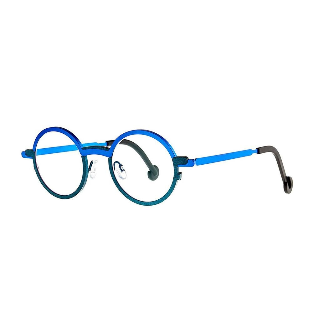 Theo Eyewear Shinjuku Bold Round Titanium Sunglasses