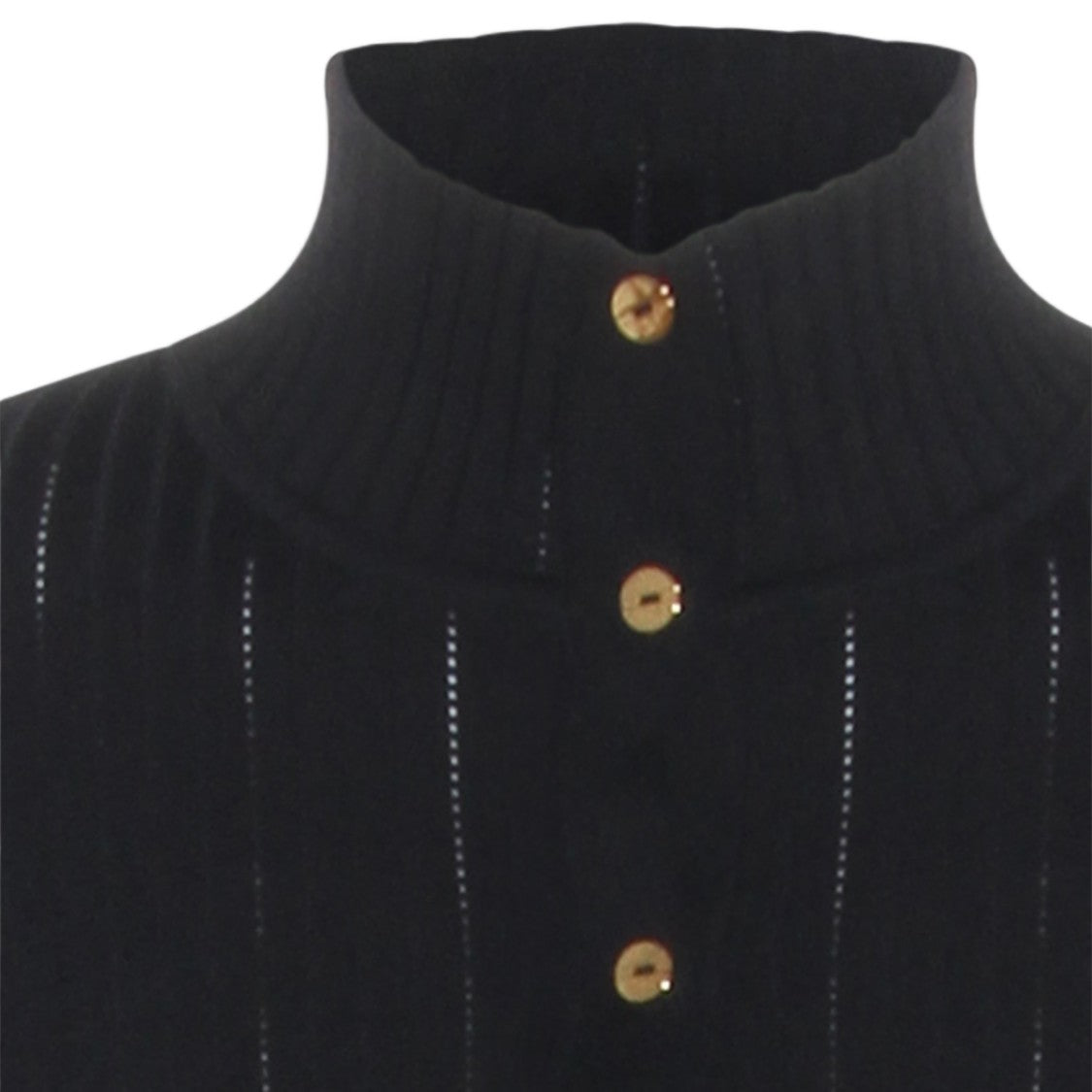Elisabetta Franchi Refined Black Dress With Flattering Silhouette