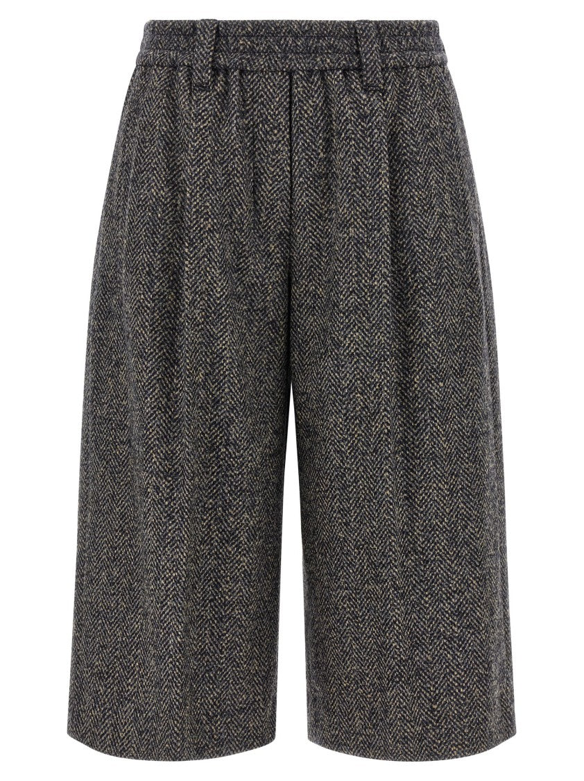 Brunello Cucinelli Wool Bermuda Shorts