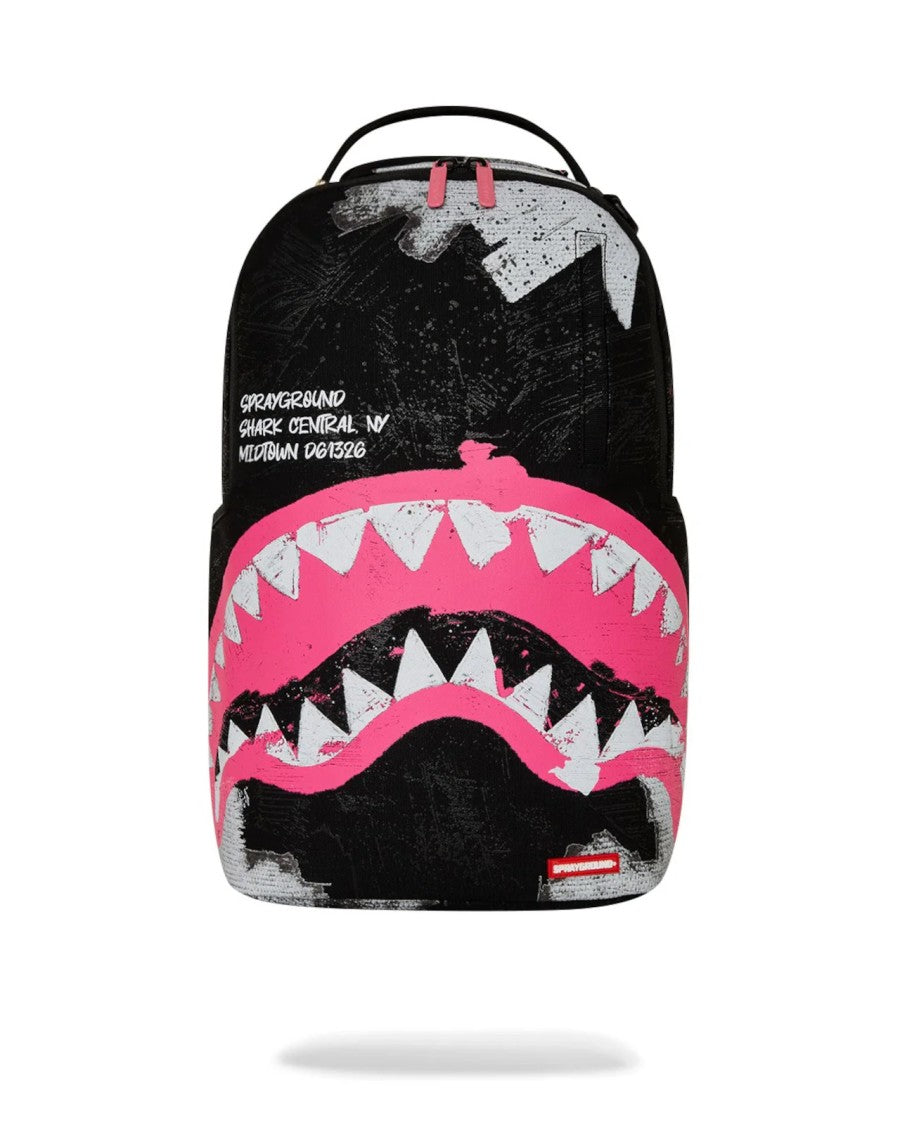 Sprayground Bold Graphic Black Backpack