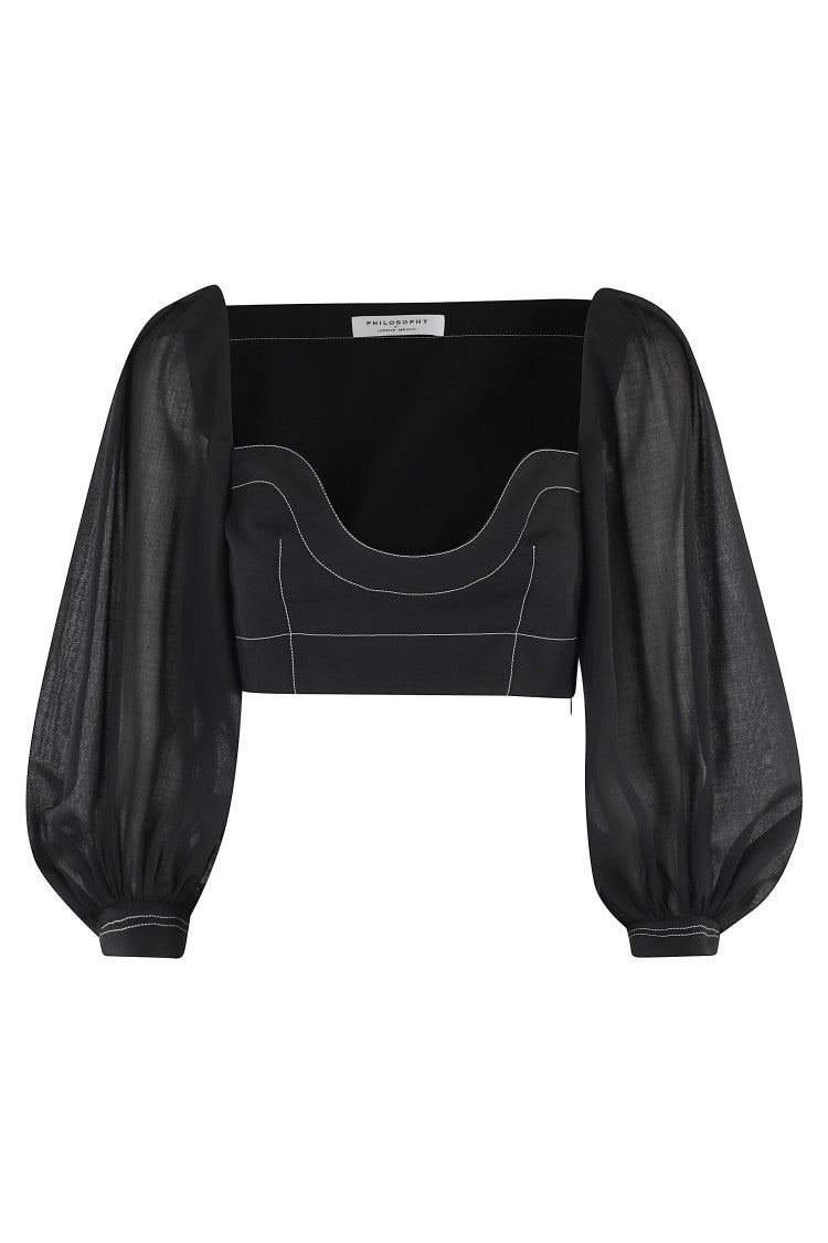 Philosophy Di Lorenzo Serafini Cropped Top