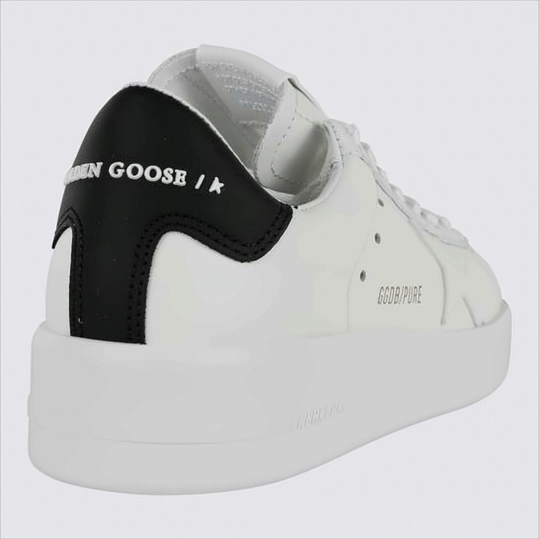 Golden Goose Low-Top Cowhide Leather Sneakers With Subtle Star Detail
