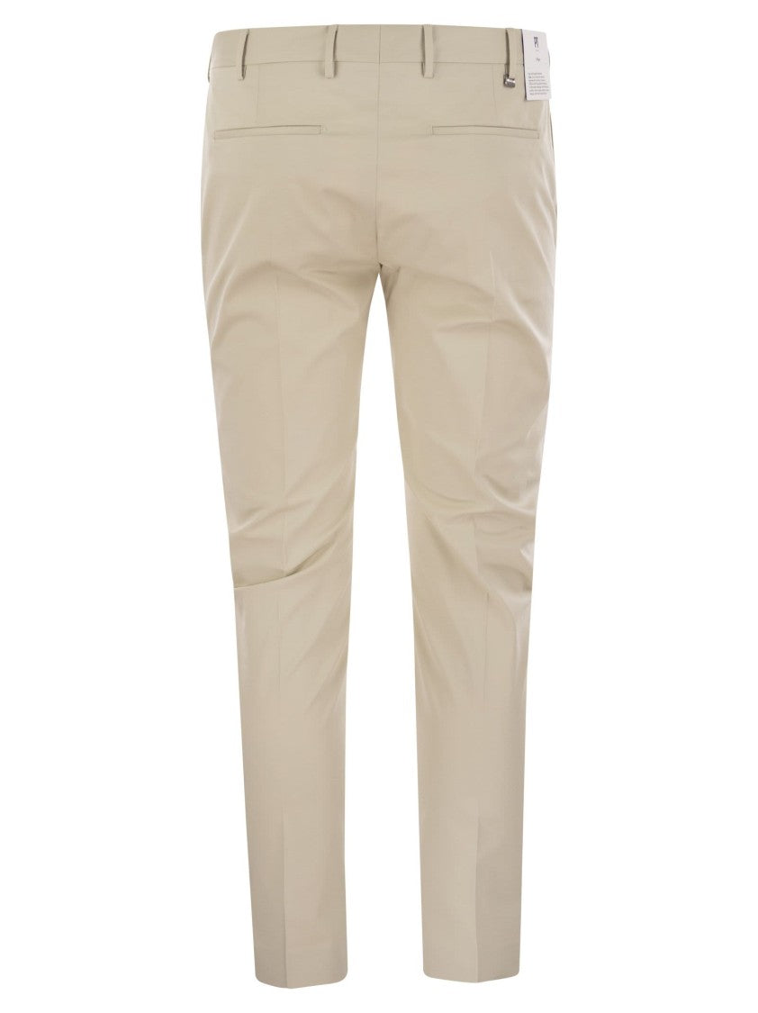 Pt Torino Dieci - Stretch Cotton Trousers
