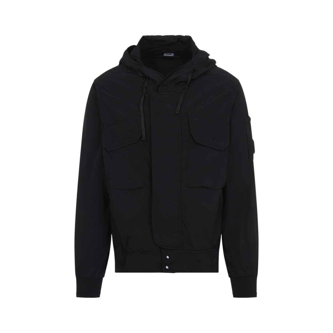 C.P. Company Black Chrome-R Lens Hooded Jacket