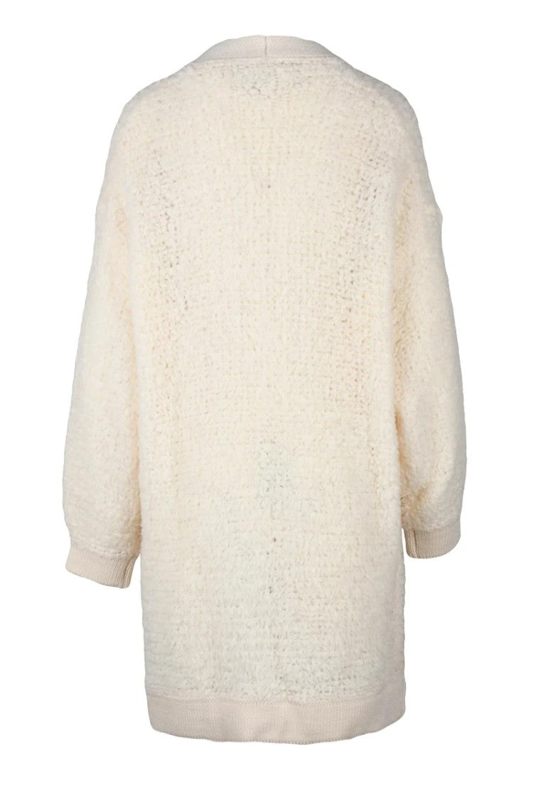 Elisabetta Franchi Wool Coat - White