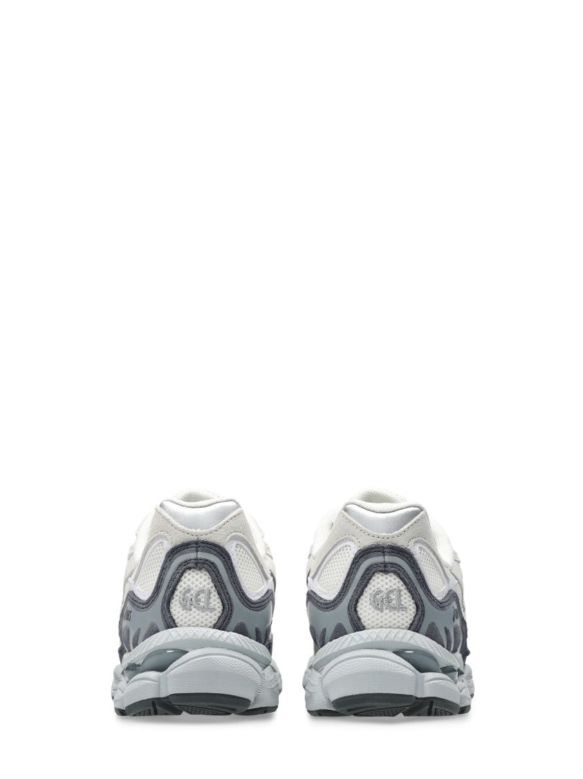 Asics Sleek Leather And Mesh Sneakers With Cushioned Sole