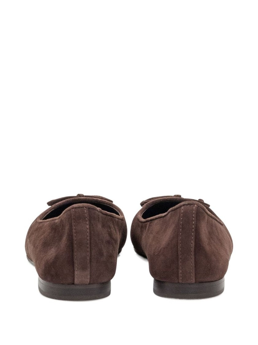 Tory Burch Ballerina Flats With Contrasting Toe