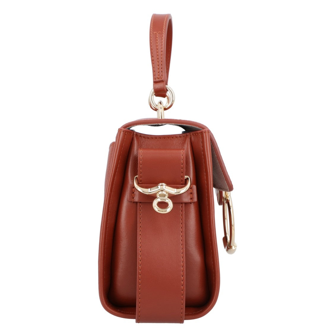 Chloé Mini Tess Day Bag In Grained & Soft Leather