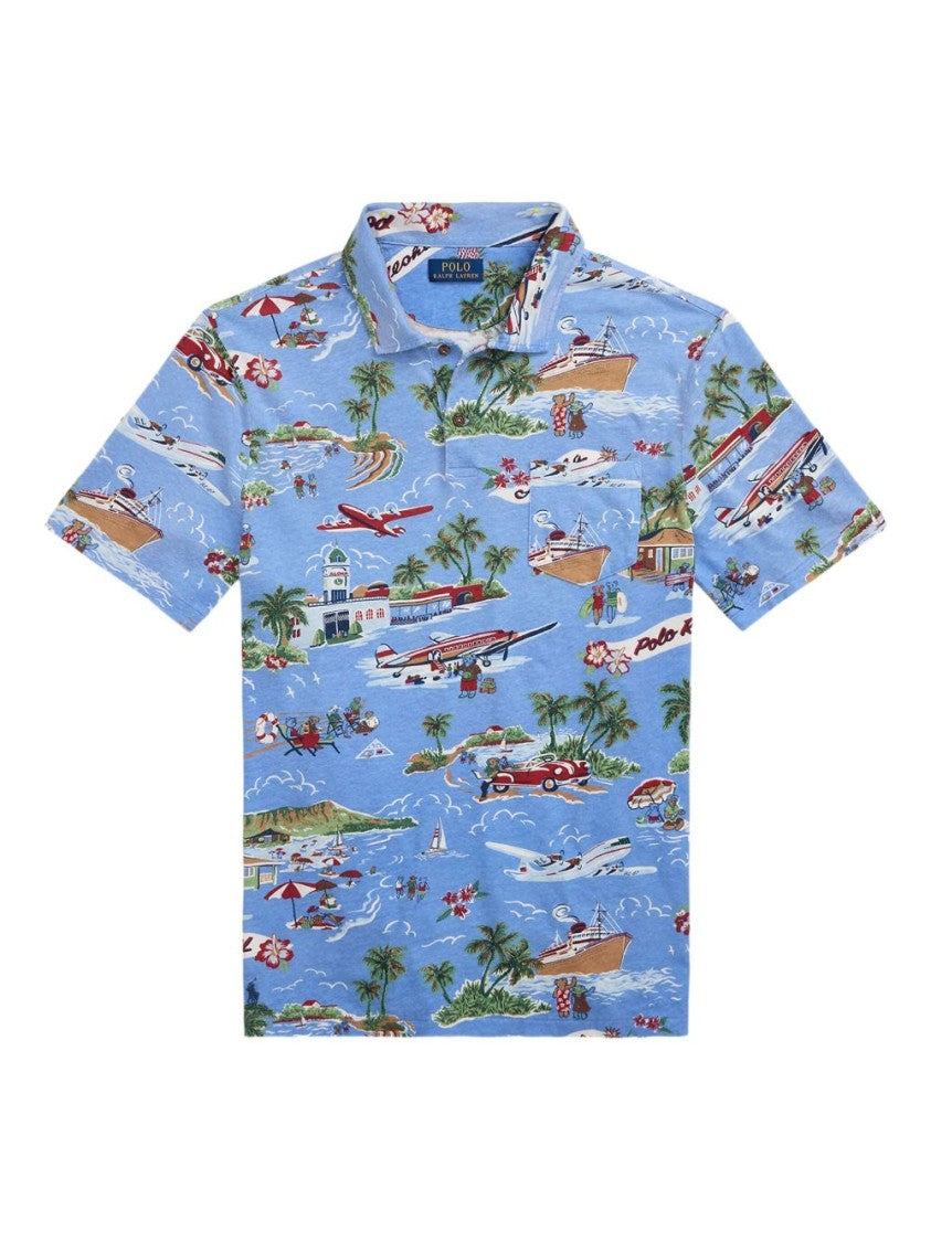 Polo Ralph Lauren Sky Blue Short-Sleeved Shirt