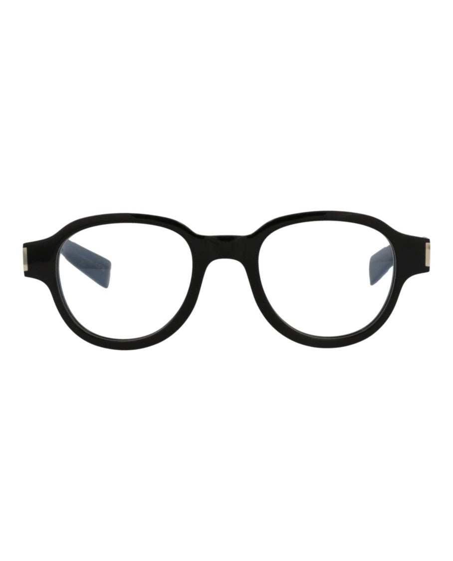 Saint Laurent Round-Frame Acetate Sunglasses