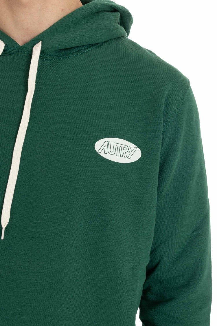 Autry Cotton Hoodie With Logo
