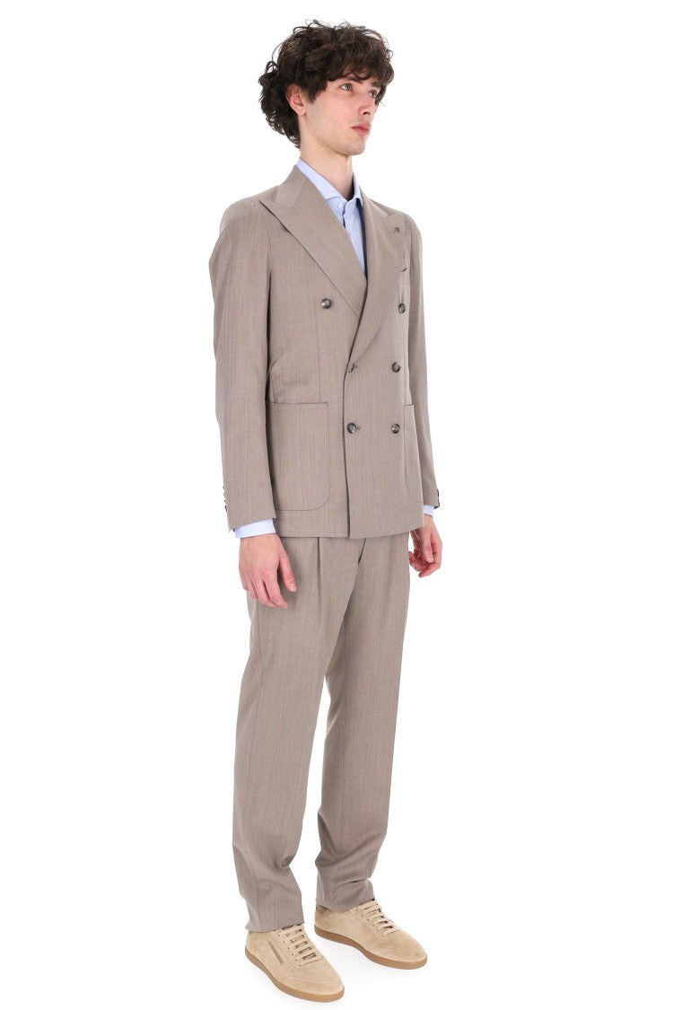 Tagliatore Pino Lerario Herringbone Wool Suit