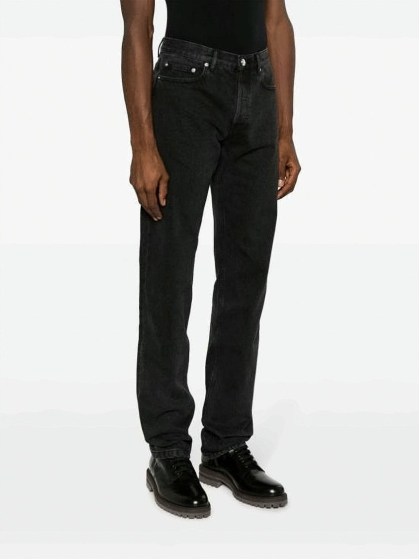 A.P.C. Straight-Leg Denim Pants With Mid-Rise Waist And Classic Design