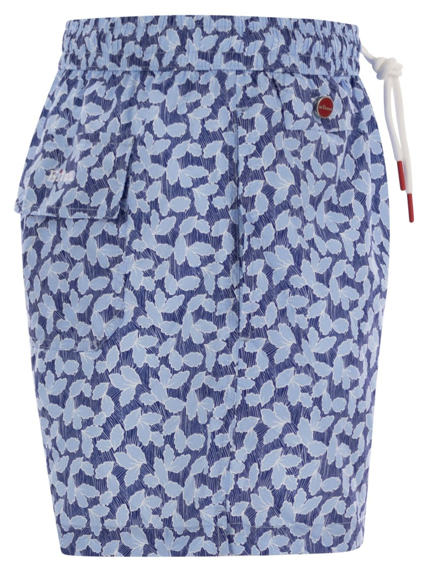 Kiton Patterned Beach Boxers