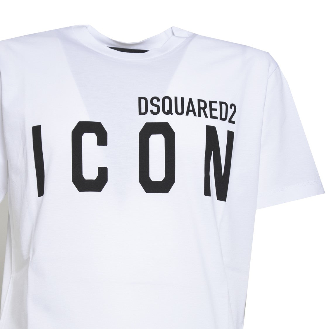 Dsquared2 Textured Cotton Crew Neck T-Shirt