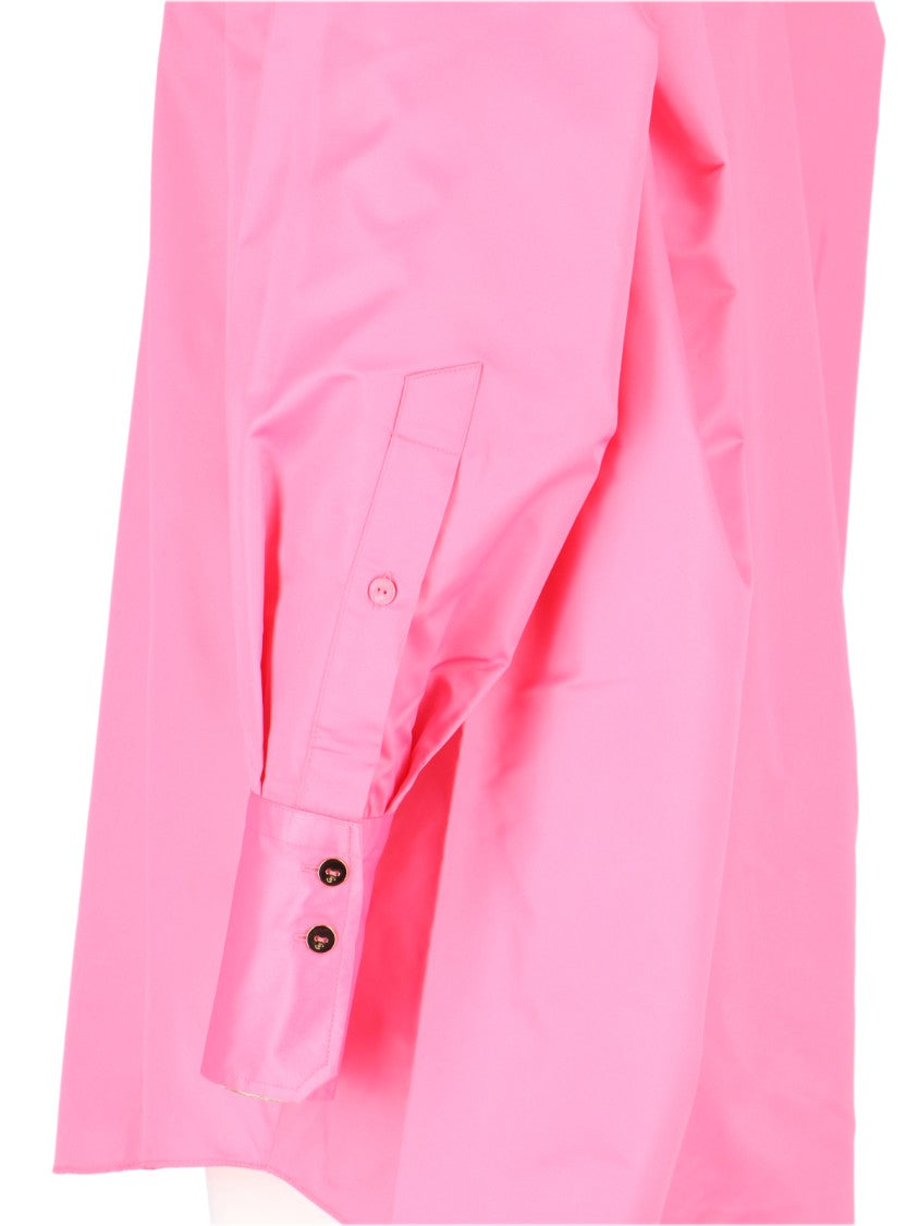 Patou Satin-Finish Pink Shirt