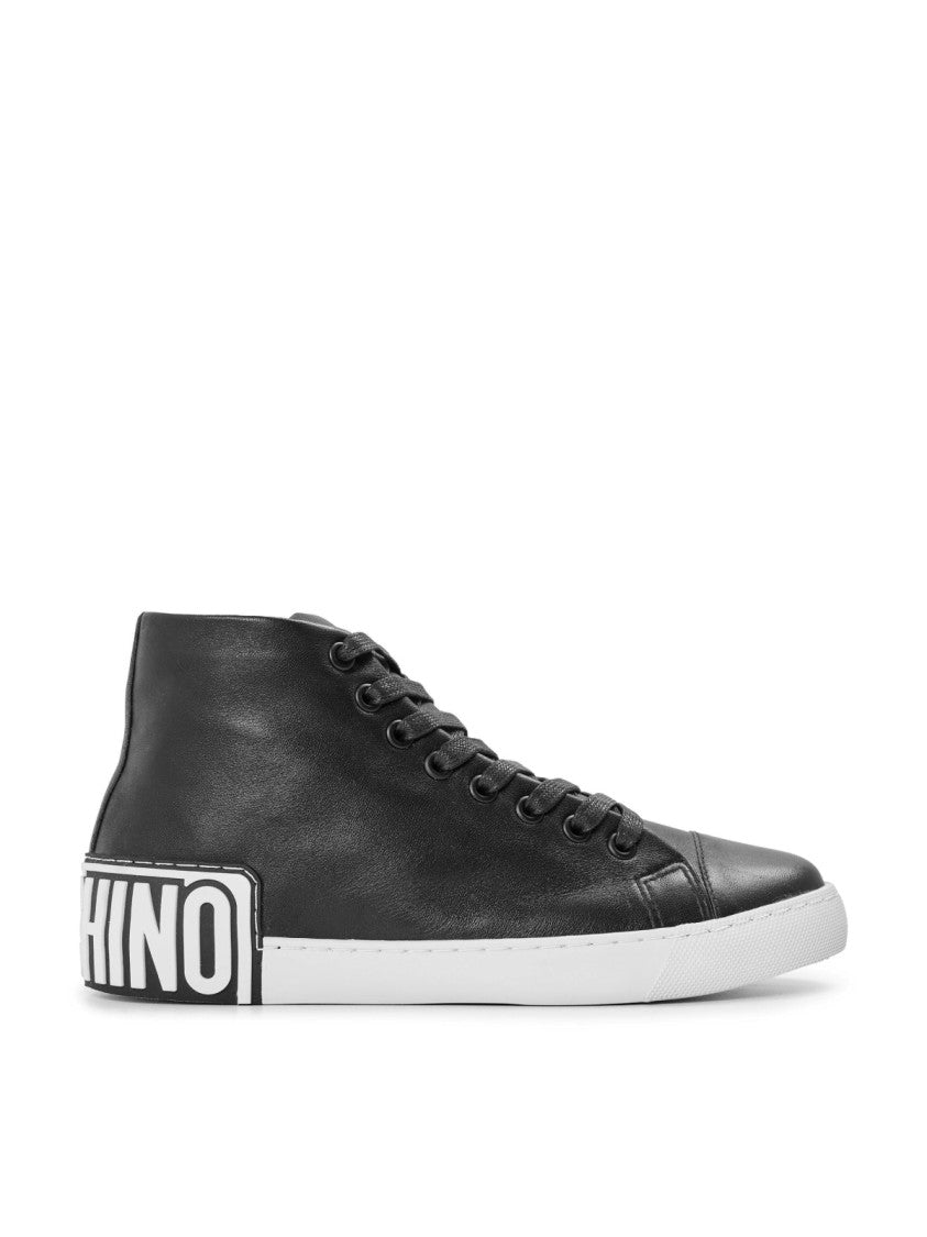 Moschino Vulc 25 Logo Mid-Top Sneakers