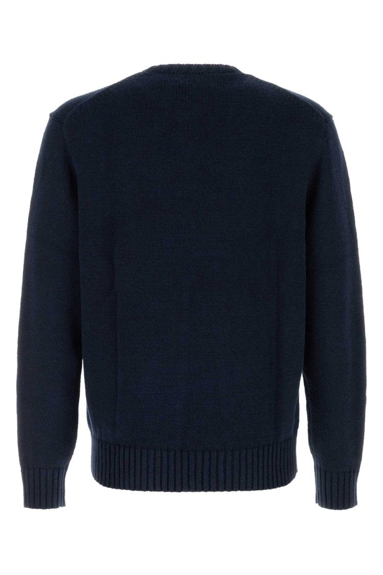 Polo Ralph Lauren Navy Blue Linen Blend Sweater
