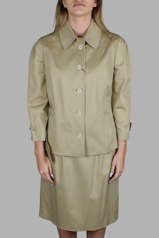 Dolce & Gabbana Beige Tailored Dolce&Gabbana Suit With Structured Silhouette