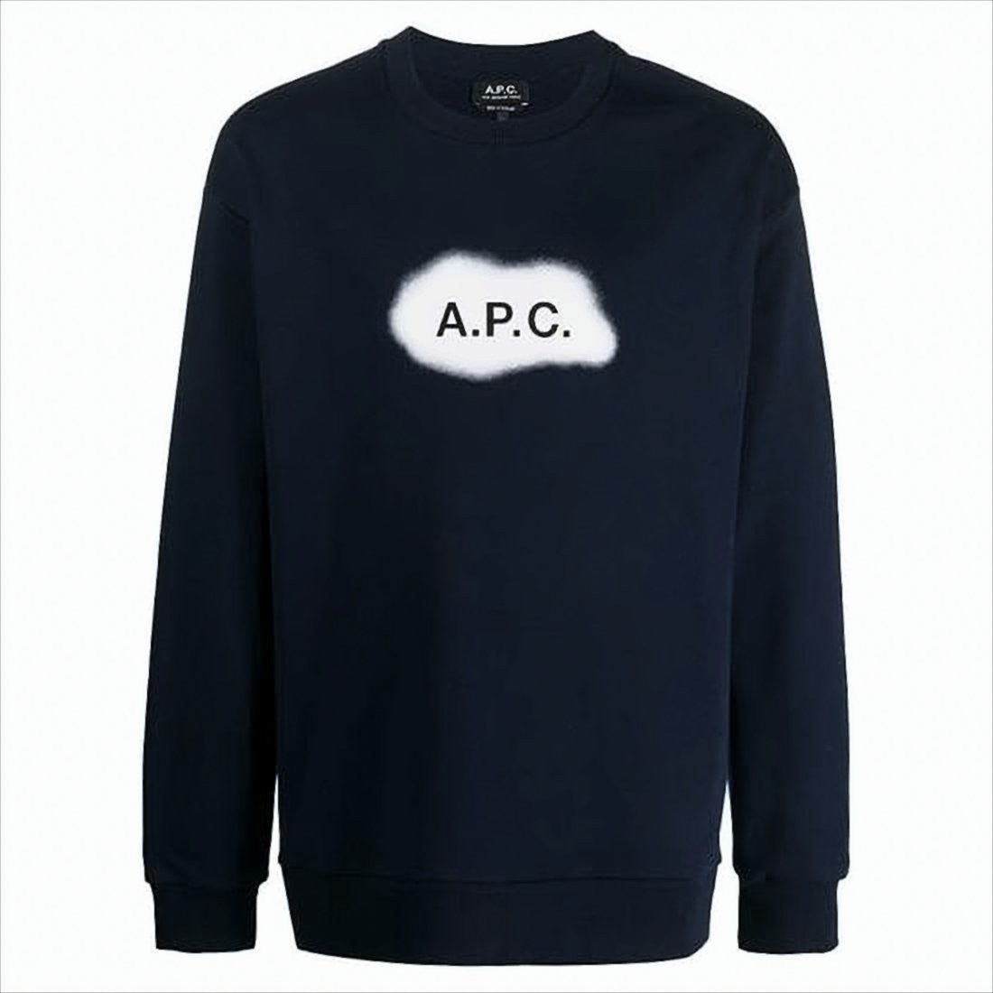 A.P.C. Dark Navy Long Sleeve Sweatshirt