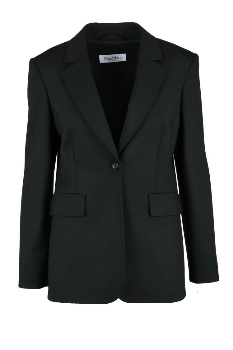 Max Mara Serio Fitted Jacket - Black