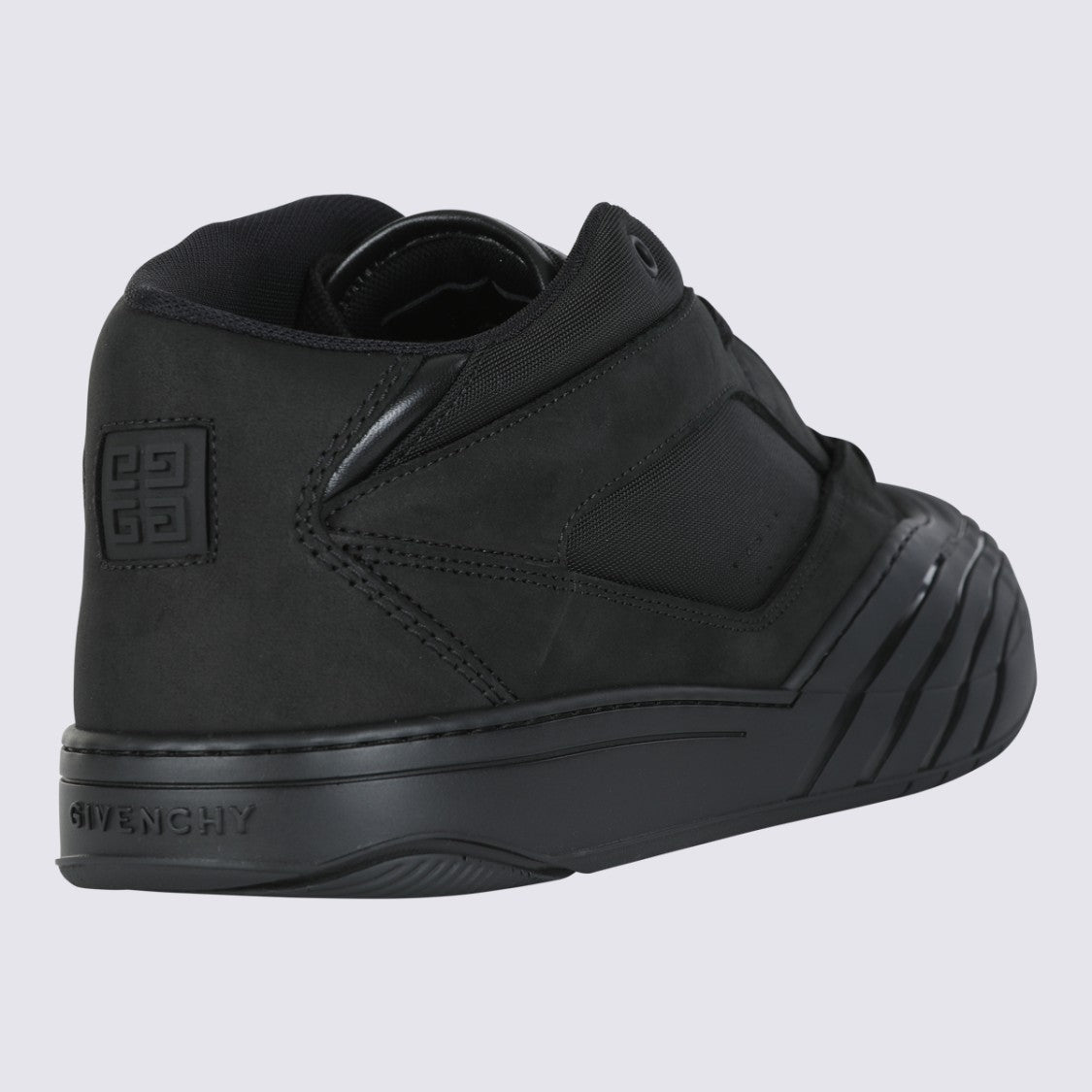 Givenchy Mid-Top Sneakers With Sculpted Wave Pattern