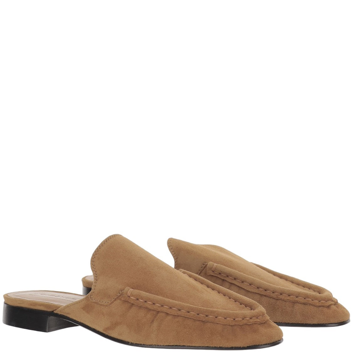 Armarium Soft Suede Leather Slip-On Mules