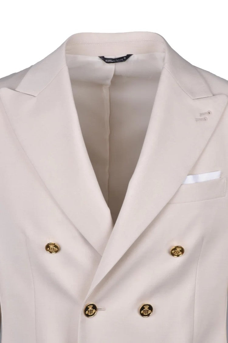 Daniele Alessandrini Double-Breasted Jacket - White