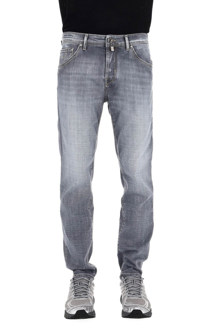 Jacob Cohen Scott Carrot Fit Grey Comfort Jeans