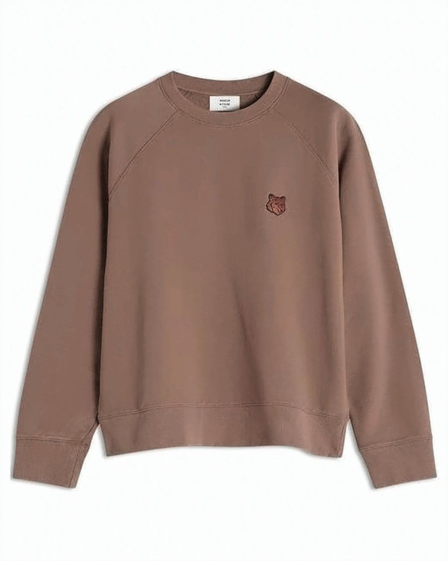 Maison Kitsuné Brown Oversized Sweatshirt