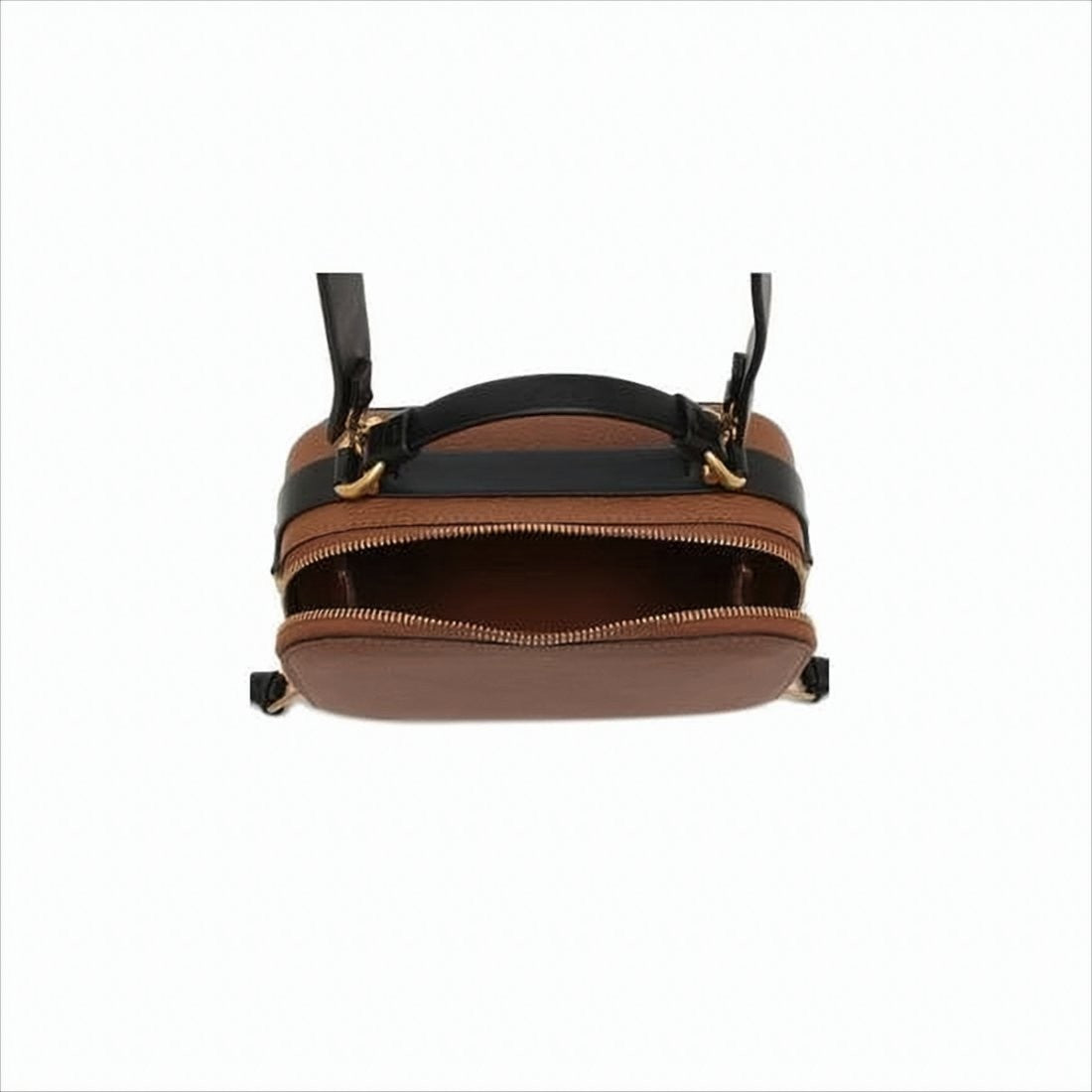 Chloé Structured Brown Calf Leather Crossbody Bag