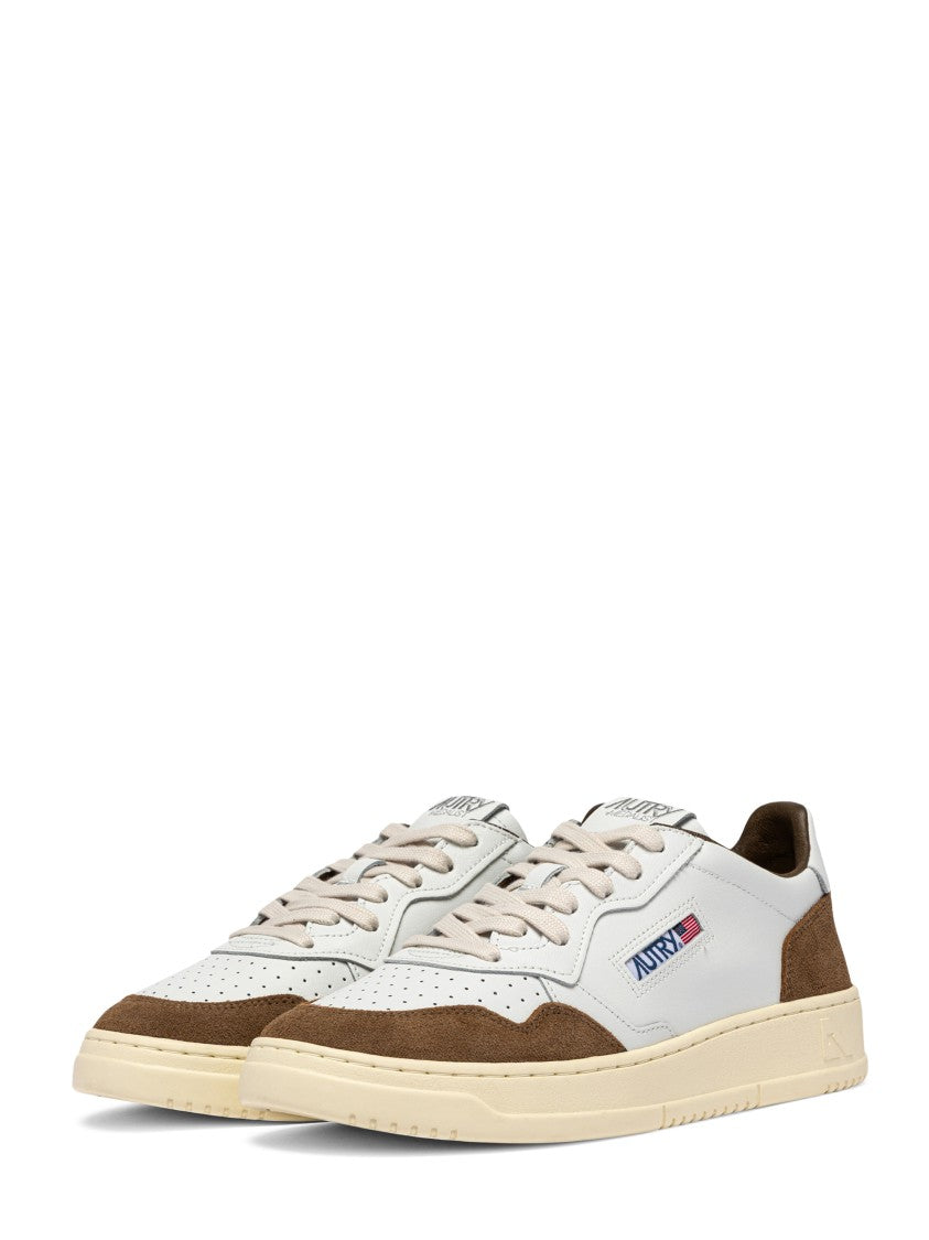 Autry Low-Top Sneakers In Soft Leather And Suede With Retro Appeal