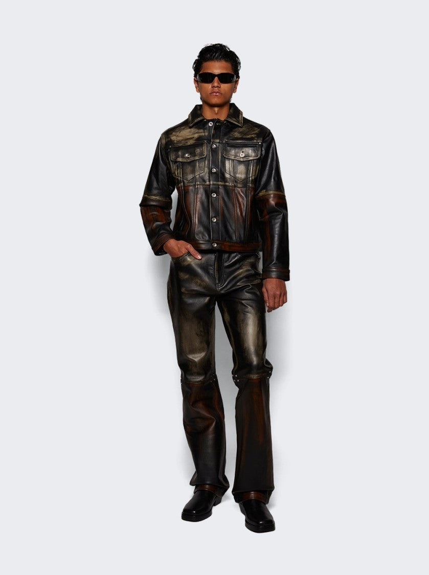 Who Decides War Ombre Studded Pant - Rust