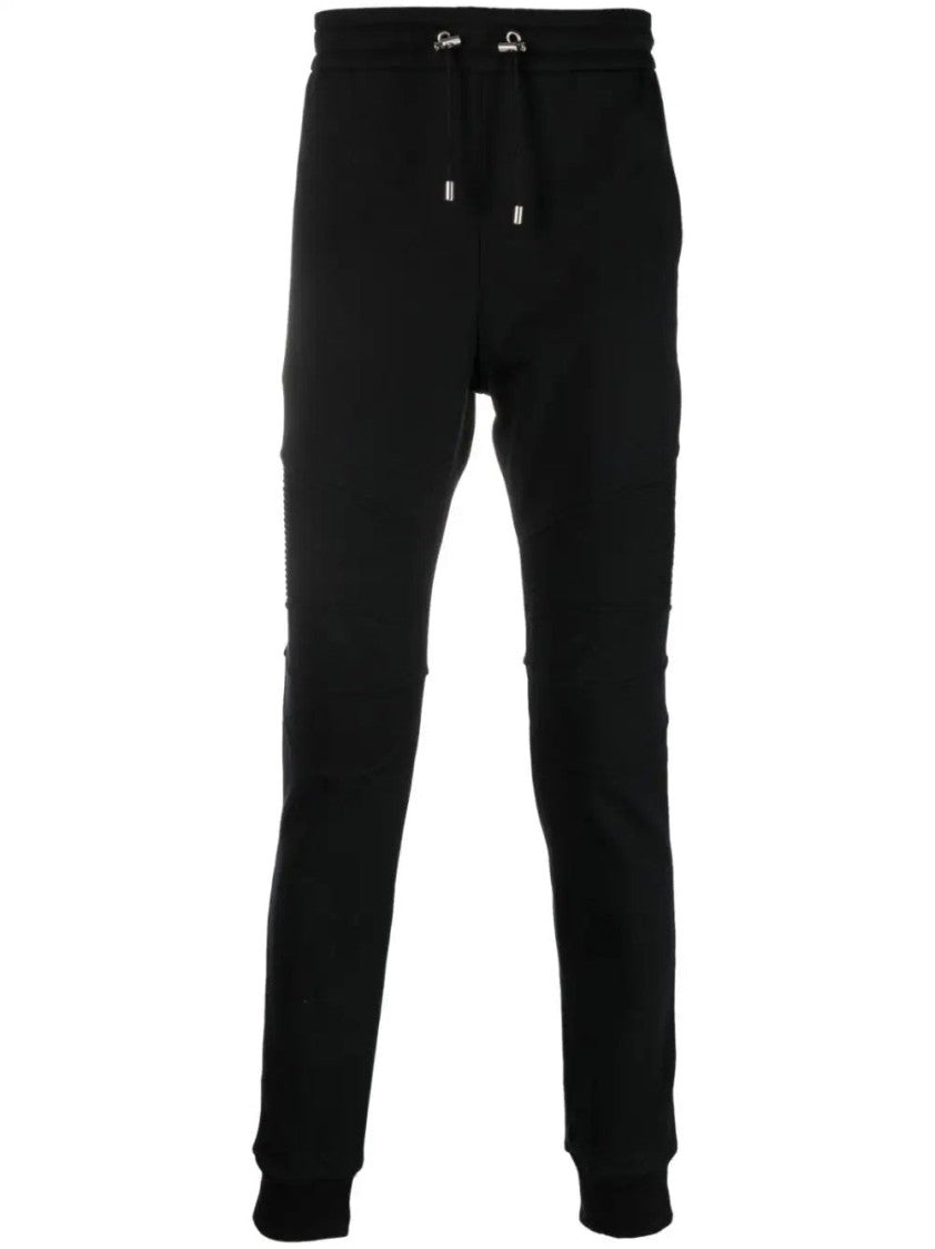 Balmain Ribbed Flock Sweatpant