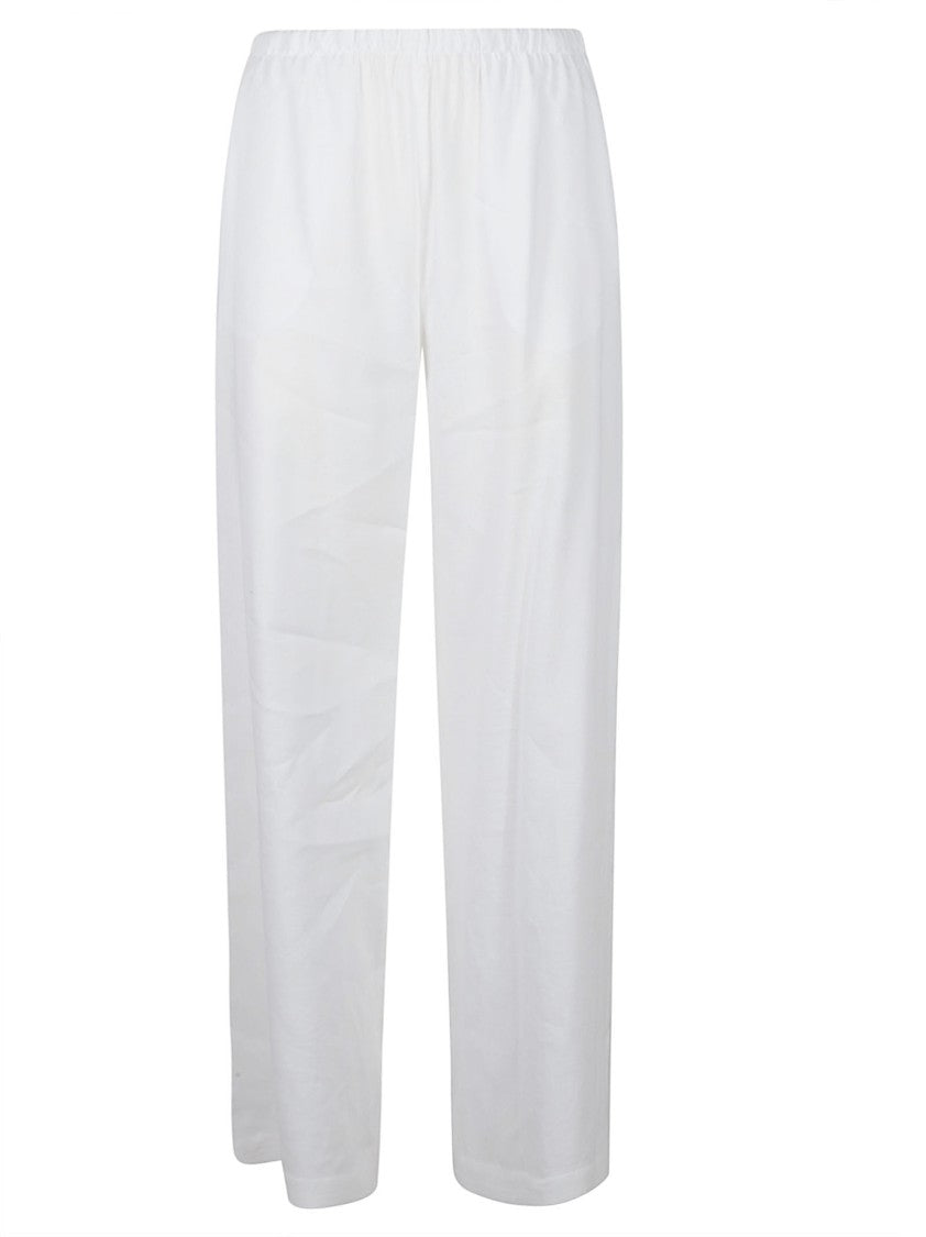 Max Mara Loose-Fitting Straight-Leg Pants With Elastic Waistband