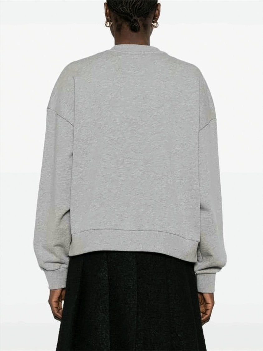 Celine Heather Grey Long-Sleeve Sweatshirt