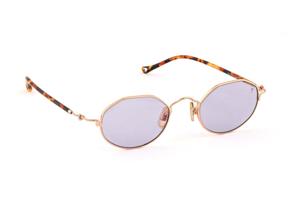 Eyepetizer Gold Bokaap Tortoiseshell Octagonal Sunglasses