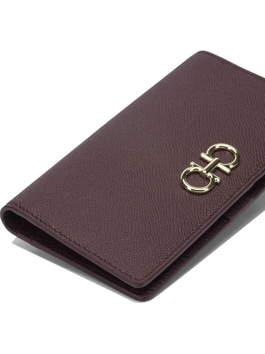 Ferragamo Textured Calf Leather Wallet